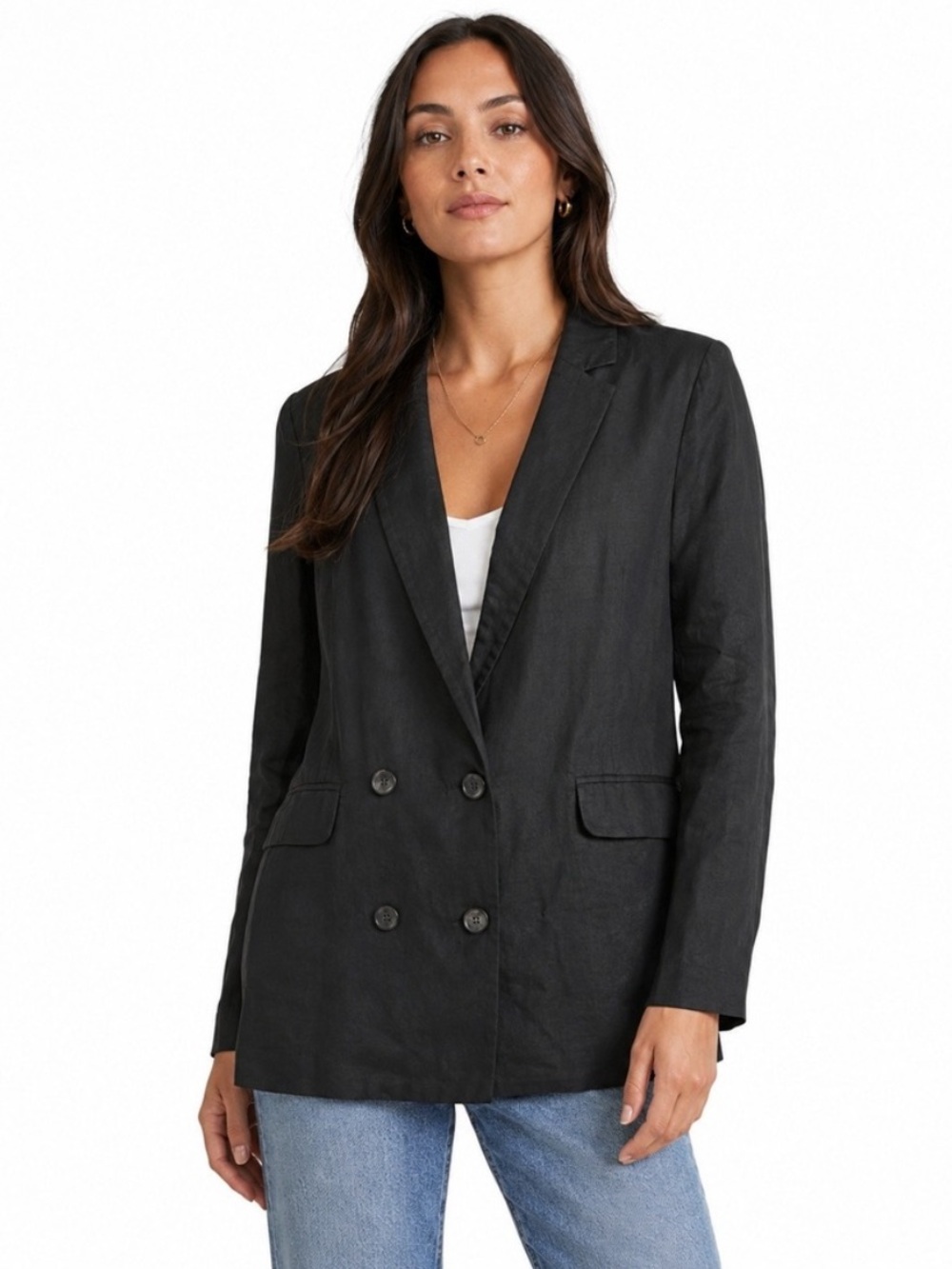 Rails Jac Linen Blend Blazer New